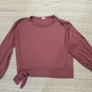 Pink gap knotted shirt size large